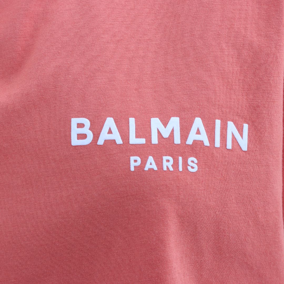 Balmain Copped Logo T-shirt Size S