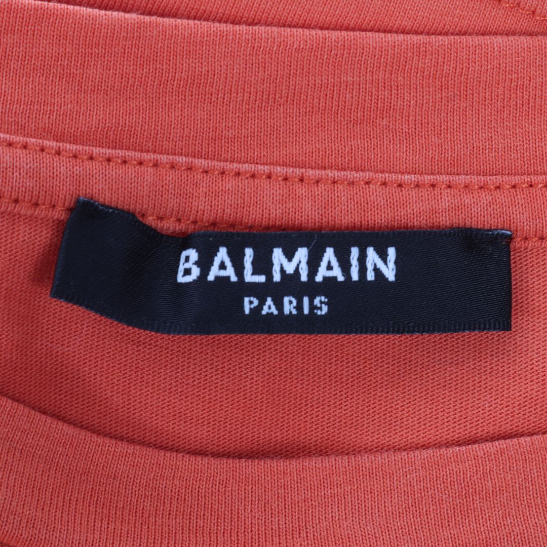 Balmain Copped Logo T-shirt Size S