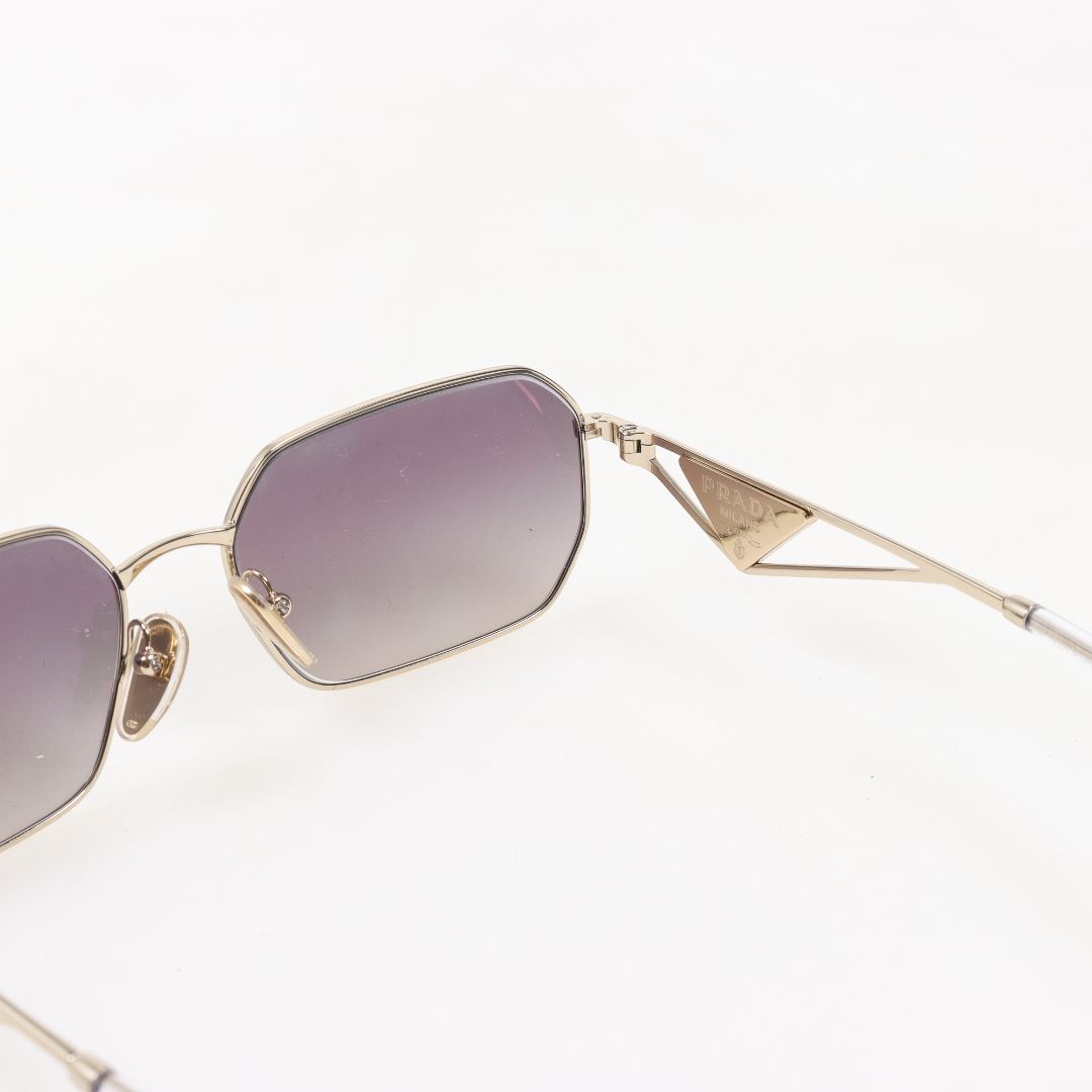 Prada SPR A51 Metal Framed Sunglasses