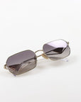 Prada SPR A51 Metal Framed Sunglasses