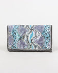 Stella McCartney Oleographic Python Print Clutch