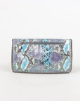 Stella McCartney Oleographic Python Print Clutch