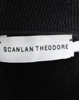 Scanlan Theodore Crepe Knit High Neck Midi Dress Size Small