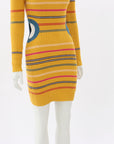 Staud Knitted Stripe Mini Dress Size S