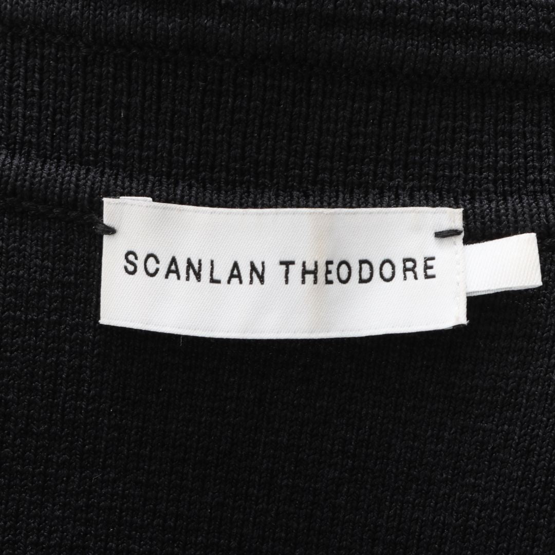 Scanlan Theodore Crepe Knit Jacket Size Medium