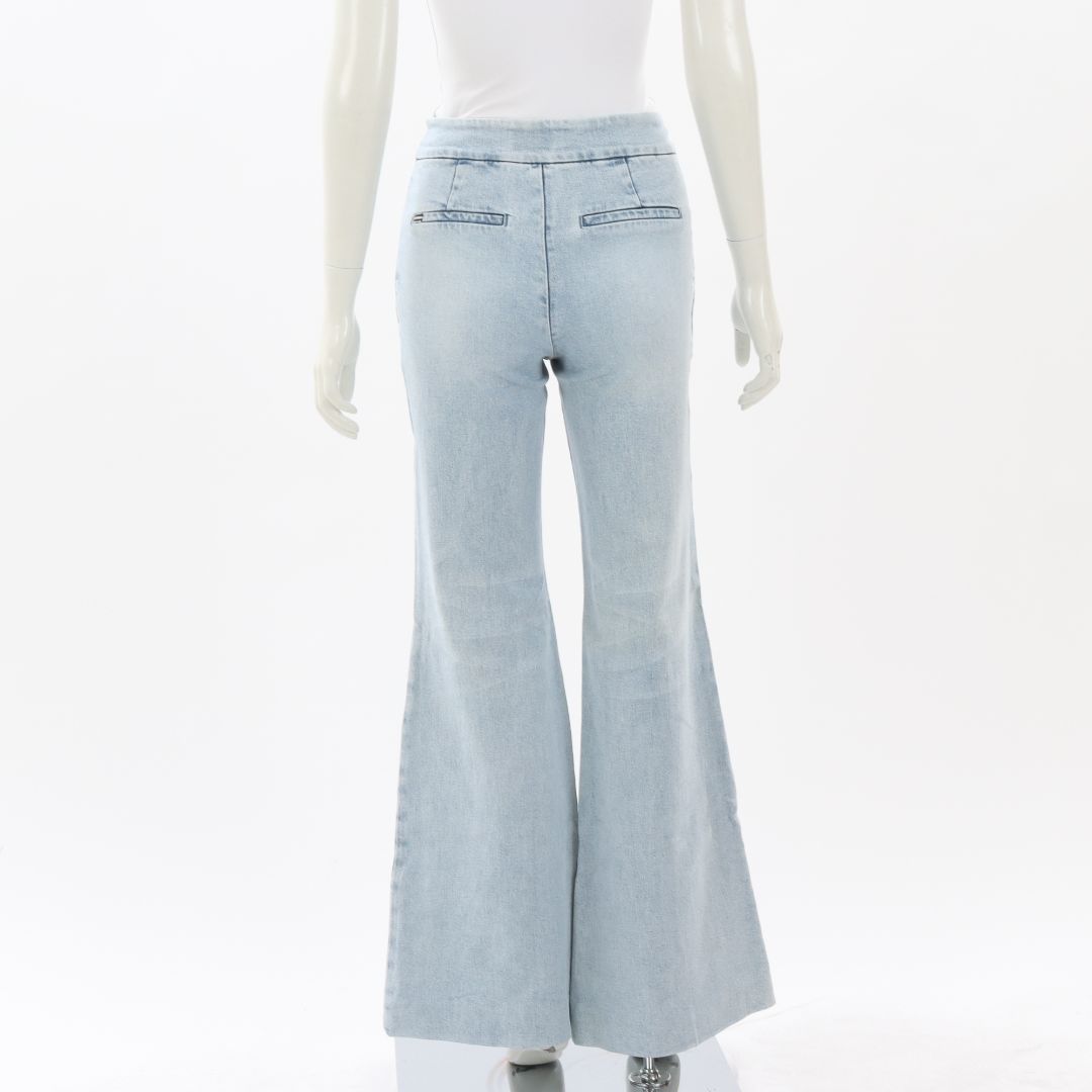 Alice + Olivia Dylan High Waisted Wide Leg Jean Size 25
