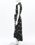 Zimmermann Silk Floral Flutter Midi Dress Size 3