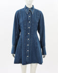 Scanlan Theodore Denim Mini Dress Size AU 8