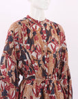 Chufy Belted Print Dress Size M