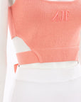 Aje 'Armeria' Crepe Knit Logo Bodice Size XS