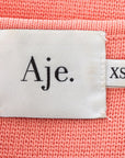 Aje 'Armeria' Crepe Knit Logo Bodice Size XS