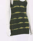 Sandro Honore Tie Dye Stripe Ribbed Knit Tank Size 2
