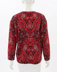 Missoni Cotton Knit Printed Pullover Size M