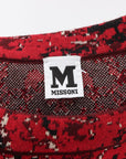 Missoni Cotton Knit Printed Pullover Size M