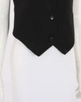 Sir The Label Linen Blend Vest Size 0