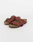 Birkenstock Embossed Leather Arizona Sandals Size 41