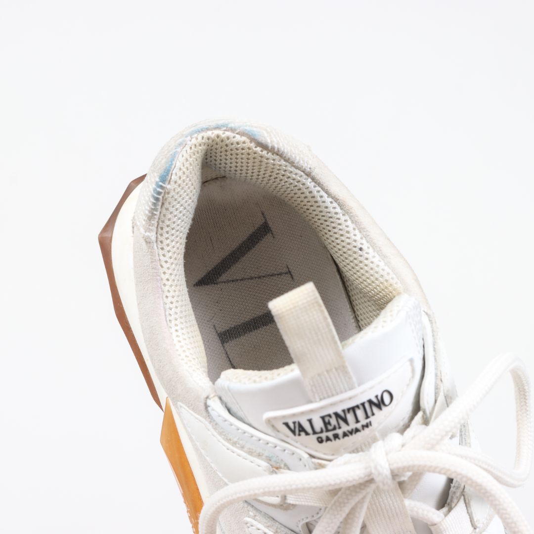 Valentino Leather Bounce Trainers Size 38