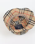 Burberry Cotton Checked Hat Size M