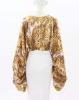 Khirzad Femme Snake Print Blouse Size S