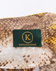 Khirzad Femme Snake Print Blouse Size S