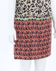 Etro Animal Print Silk Shift Dress Size IT 42 |AU 10