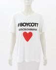 Dolce & Gabbana Boycott Cotton Tee Size XS