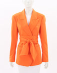 Khirzad Femme Belted Blazer Size S