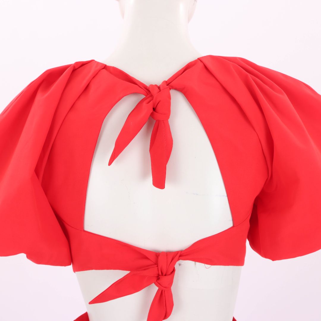 Rebecca Vallance Magdalena Puff Sleeve Dress Size 8