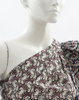 Isabel Marant Floral One Shoulder Top Size FR 34 | AU 6