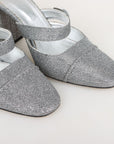 Alexa Chung Lurex Mule Pumps Size 41