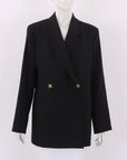 Anine Bing Wool Blend Double Breasted Blazer Size Medium