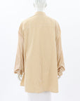 Blanca Stripe Oversized Cotton Shirt Size O/S