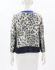 Baum Und Pferdgarten Sequin Leopard Print Top Size 34 | AU 6