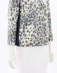 Baum Und Pferdgarten Sequin Leopard Print Top Size 34 | AU 6