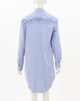 MSGM Check Ruffle Shirt Dress Size IT 40 | AU 8