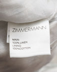 Zimmermann Linen Print Midi Skirt Size 1