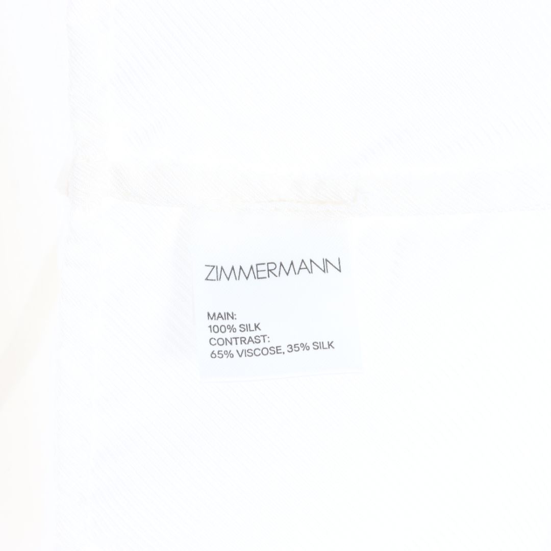 Zimmermann Silk Embellished High Neck Top Size 1