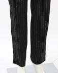 Scanlan Theodore Metallic Stripe Wool Blend Pants Size 12