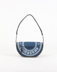 Burberry Graphic Denim and Leather 'Olympia' Bag