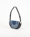 Burberry Graphic Denim and Leather 'Olympia' Bag