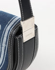 Burberry Graphic Denim and Leather 'Olympia' Bag