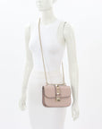 Valentino 'Glam Lock' Leather Shoulder Bag Size Small