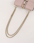 Valentino 'Glam Lock' Leather Shoulder Bag Size Small