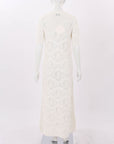Loulou Studio Samal Cotton Crochet Maxi Dress Size Small