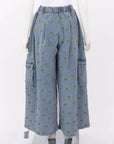 La Boheme Girls Ezra Pants Denim Hearts Size S/M