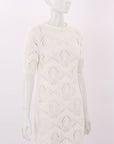 Loulou Studio Samal Cotton Crochet Maxi Dress Size Small
