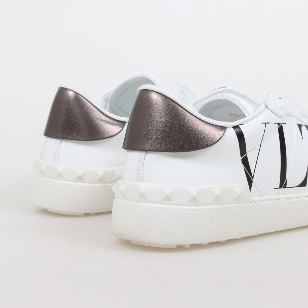 Valentino Leather Open Low Top Sneakers Size 39