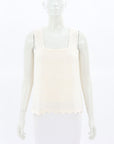 Elie Tahari 'Carmen' Pointelle Knit Tank Size S