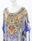 Camilla 'Shamanic By Nature' Round Neck Silk Kaftan Size O/S