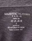 Majestic Filatures Linen Open Cardigan Size 2